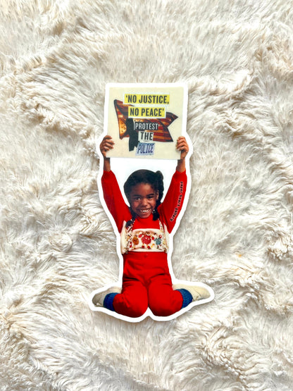 Stickers No Justice, No Peace (sticker) Brittany M. Reid