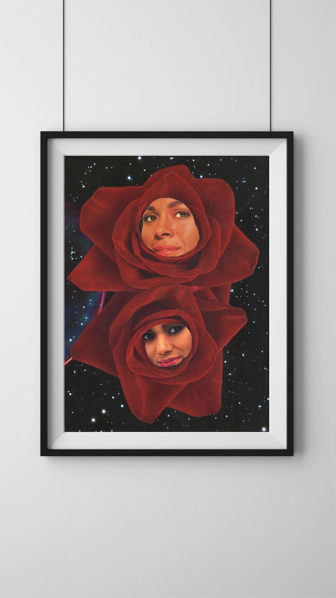 The Flowergirls - Brittany M. Reid original collage art